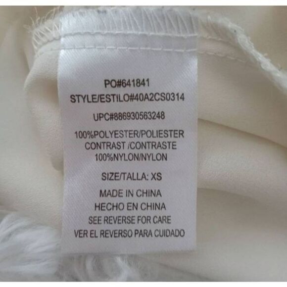 LOVE & HAIGHT CREAM BLOUSE SZ.XS EUC. - Picture 4 of 5